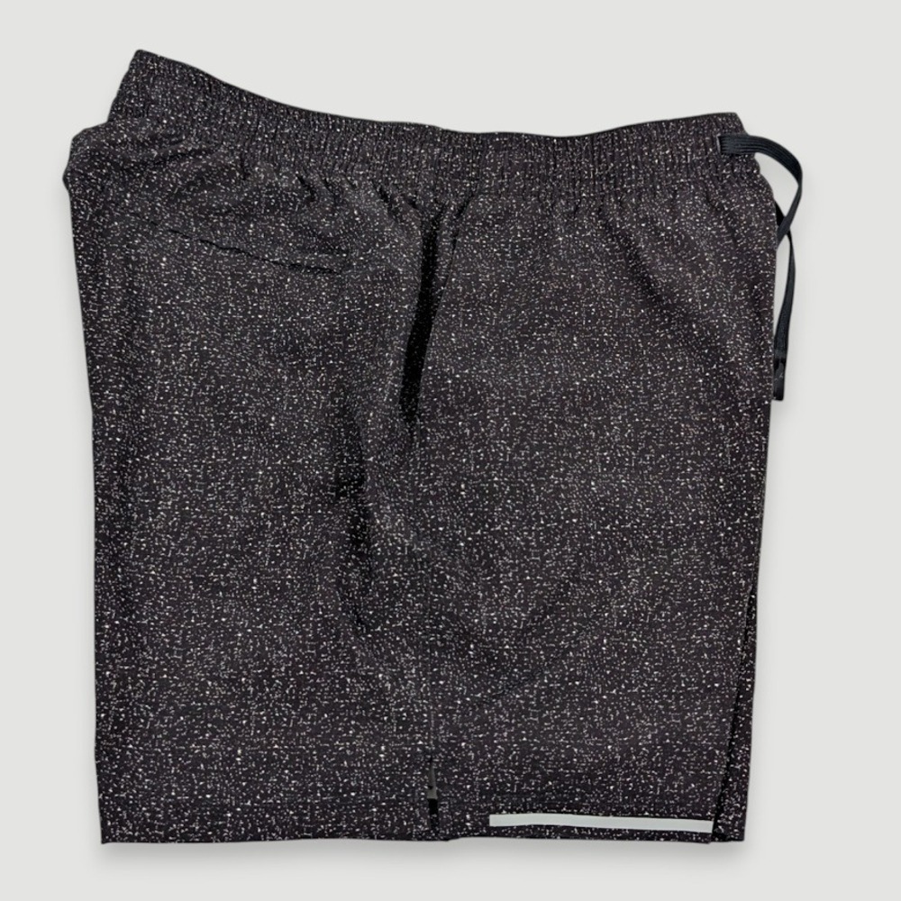 Bearbottom Run V2 Performance Shorts Mens Medium 5.5" Inseam Black Speckled - Picture 5 of 9
